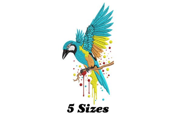 Colorful Bird: A Boutique Sweatshirt Embroidery Review
