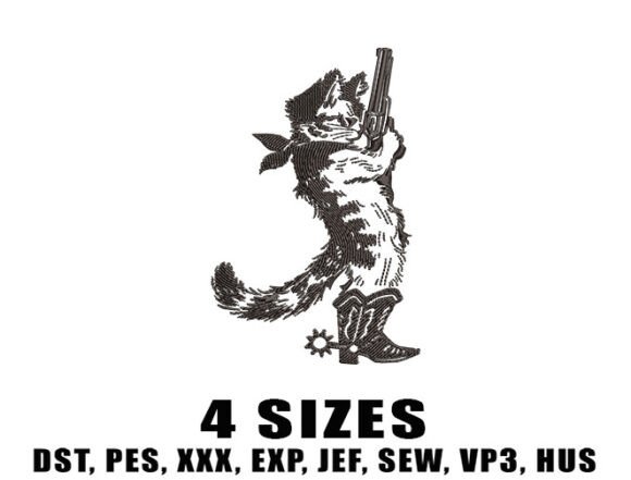 Cowboy Cat: A Whimsical Embroidery Design Worth Your Time?