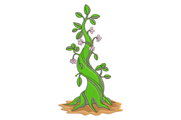 Enchanted Twisting Vine: A Seasonal Embroidery Gem