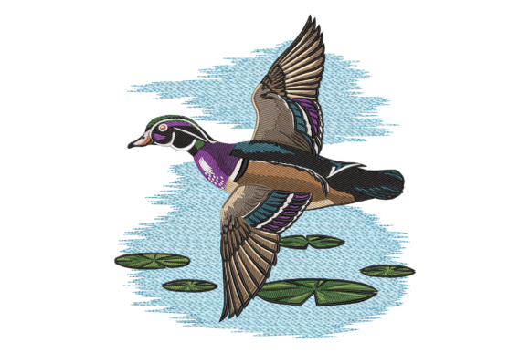 Flying Duck: A Seasonal Embroidery Design Review