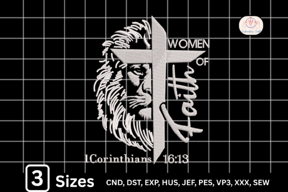 Lion Head Cross Women of Faith