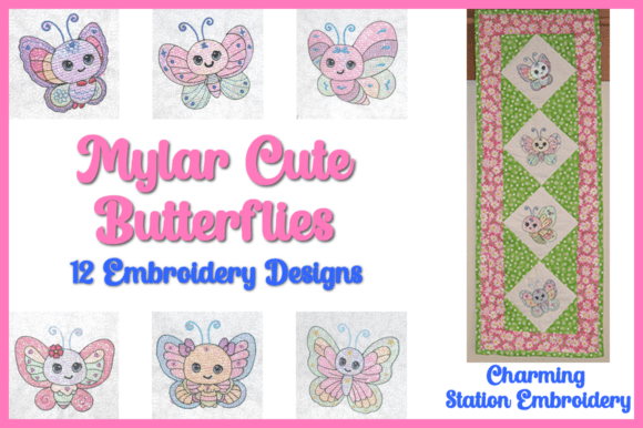 Mylar Cute Butterflies