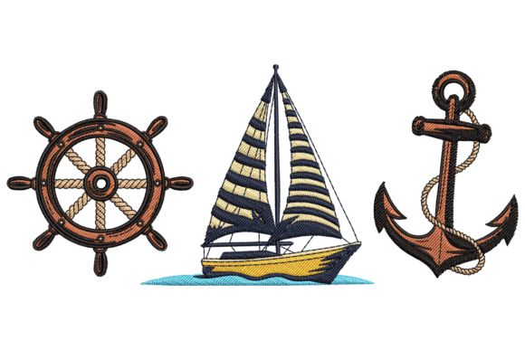 Nautical Set: A Seasonal Embroidery Staple
