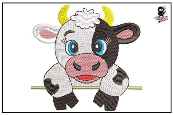 Peeking Baby Cow