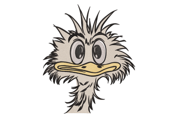 Quirky Ostrich Face