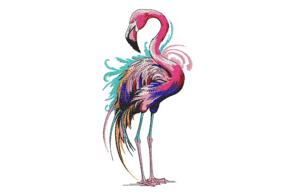 Vibrant Flamingo: A Seasonal Embroidery Design Review